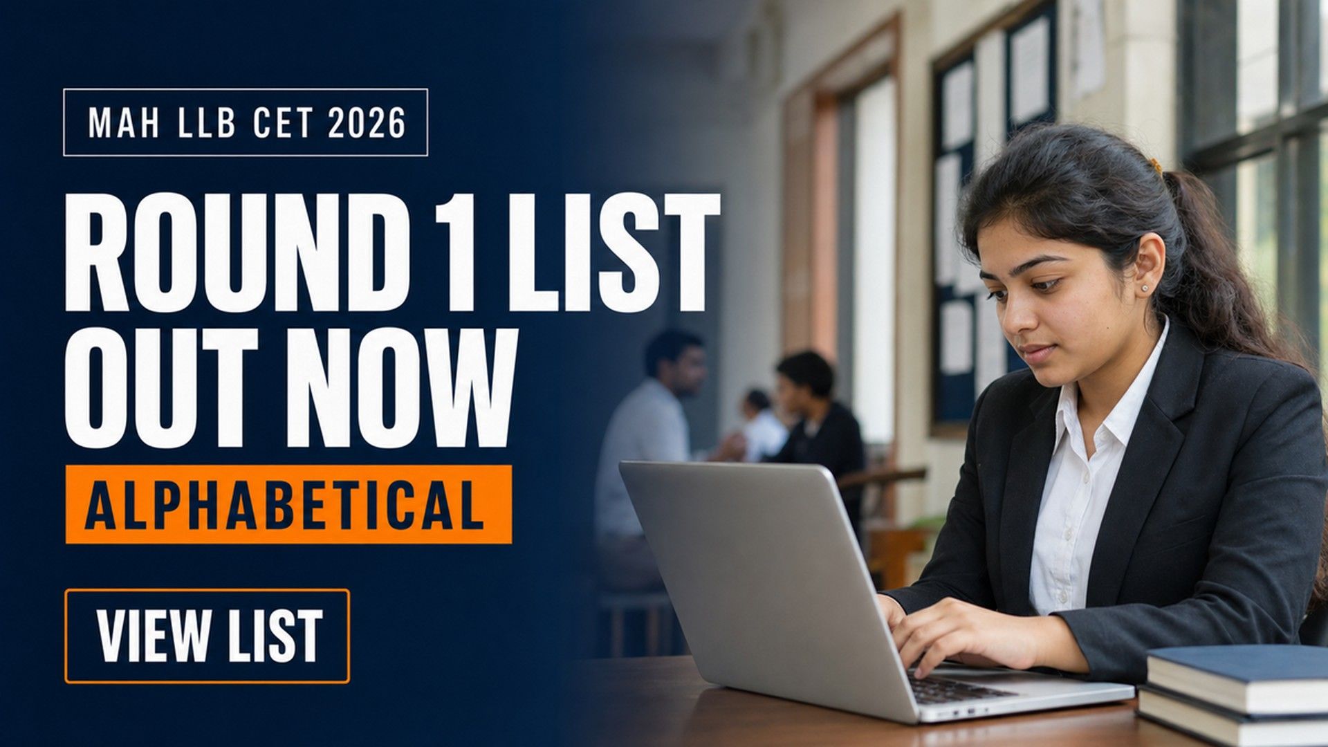 MAH 3-Year LLB CAP 2026 Round 1 Alphabetical Merit List Out