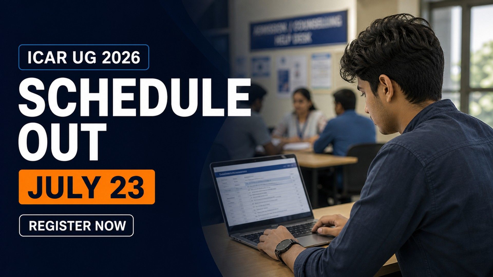 ICAR UG Counselling 2026 Schedule Out; Register by July 23