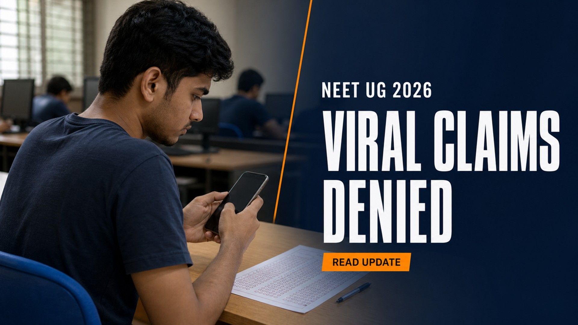NEET UG 2026 OMR Sheet Viral Claims Denied by NTA