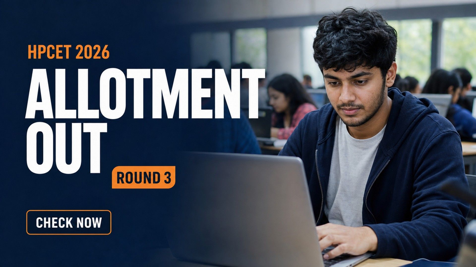 HPCET 2026 Round 3 Seat Allotment Out at himtu.ac.in