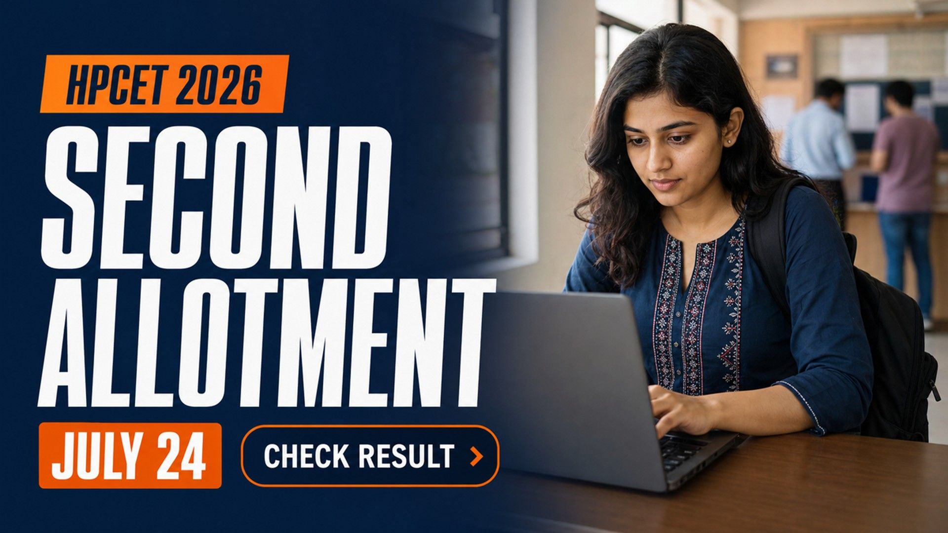 HPCET 2026 MBA MCA Second Allotment Result on July 24 at himtu.ac.in