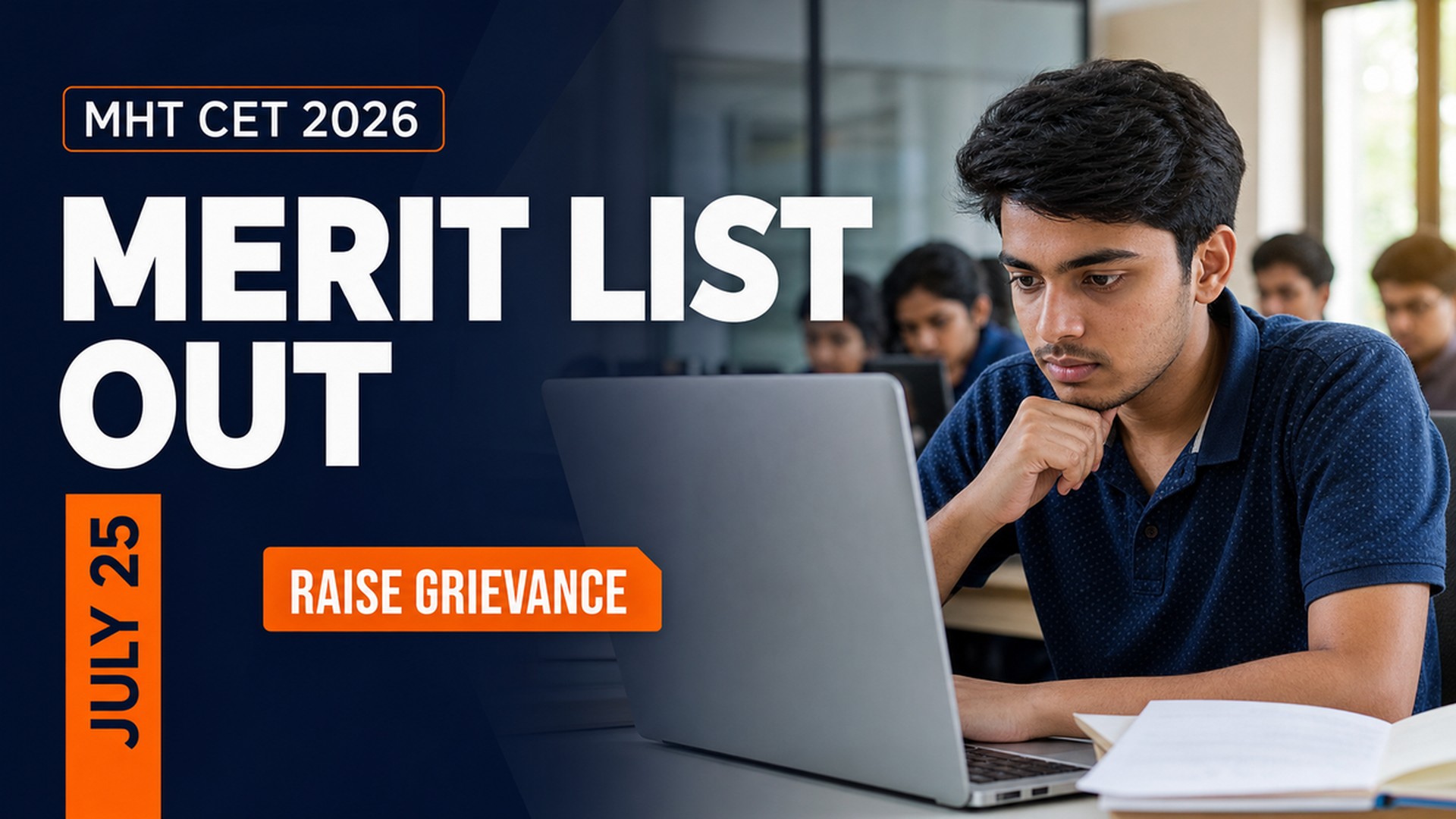 MHT CET 2026 Provisional Merit List Out; Raise Grievance