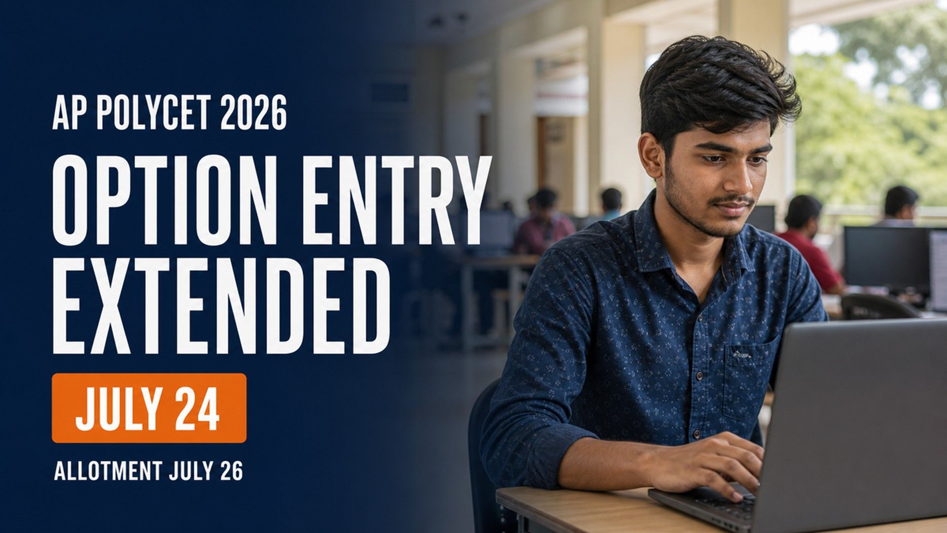 AP POLYCET 2026 Option Entry Extended Till July 24; Allotment July 26