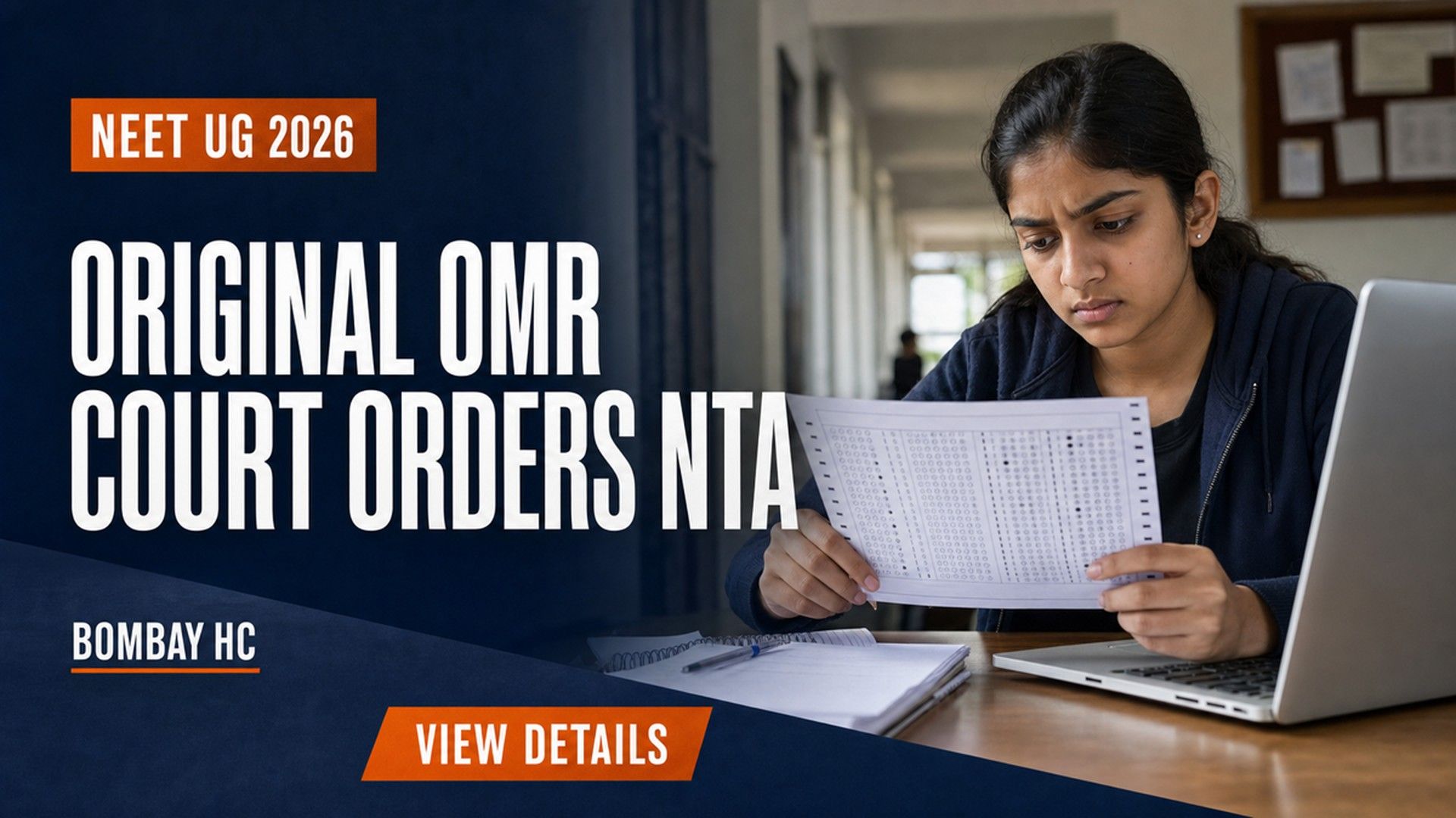 NEET UG 2026 Row: Bombay HC Orders NTA to Produce OMR Sheets