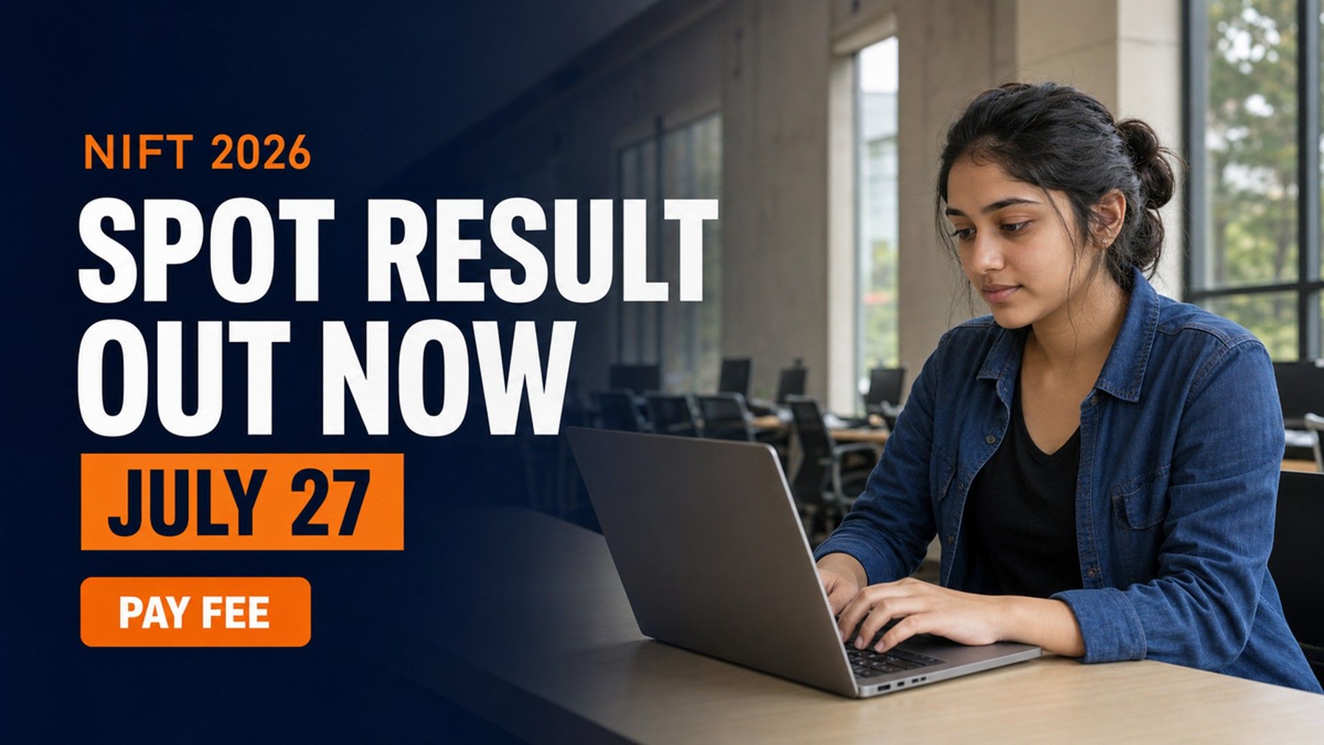 NIFT 2026 Spot Round Result Out; Pay Fee by July 27