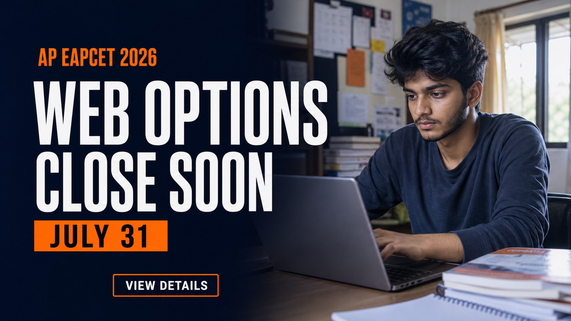 AP EAPCET 2026 Phase 1 Web Options Open Till July 31