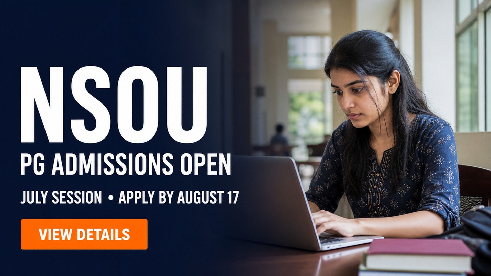 NSOU PG Admission 2026 Begins; Apply by Aug 17 at wbnsou.ac.in