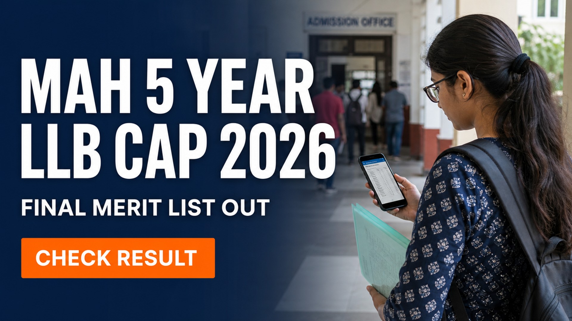 MAH 5-Year LLB CAP 2026 Final Merit List Released for Round 1