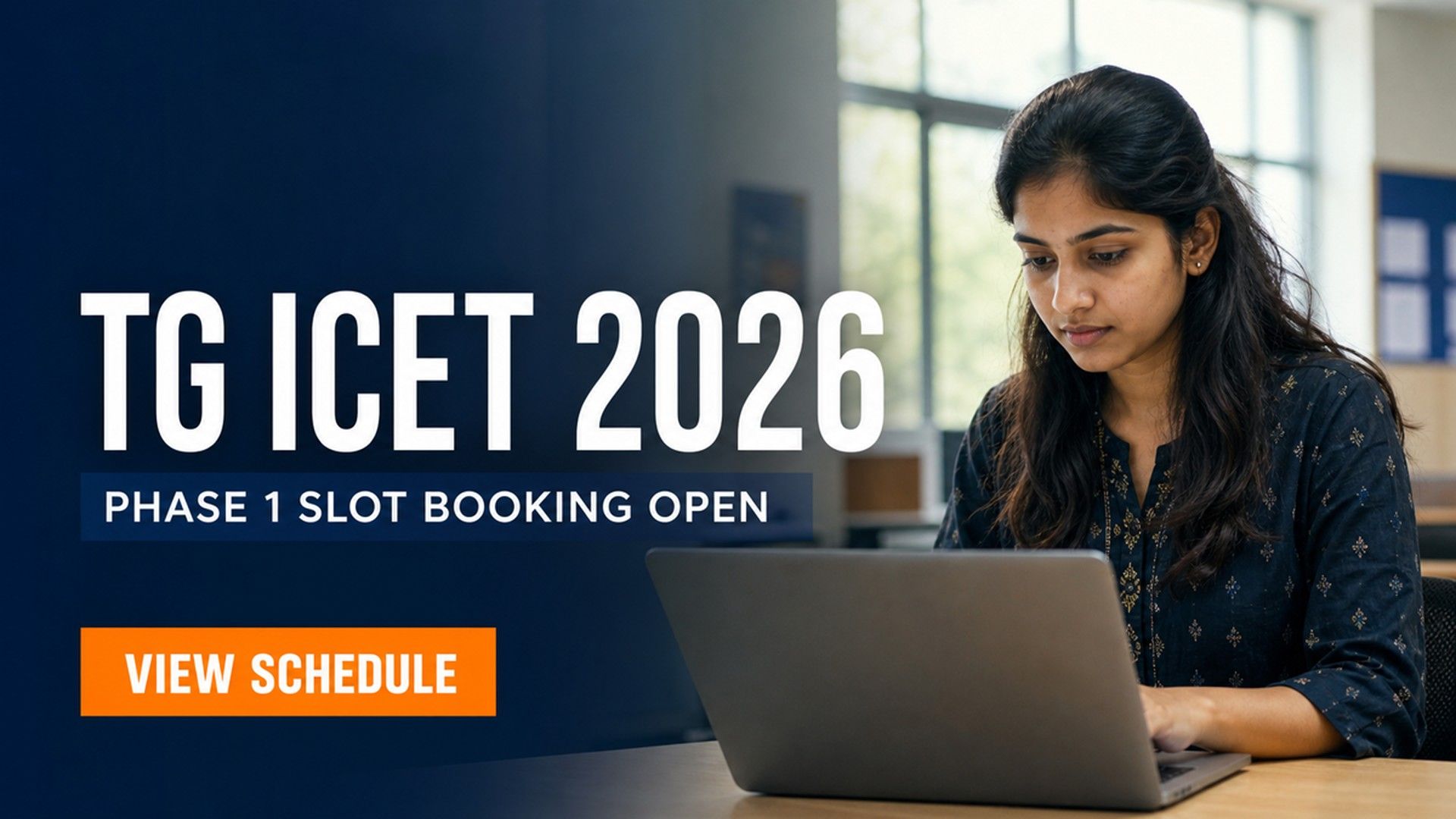 TG ICET 2026 Phase 1 Registration and Slot Booking Live