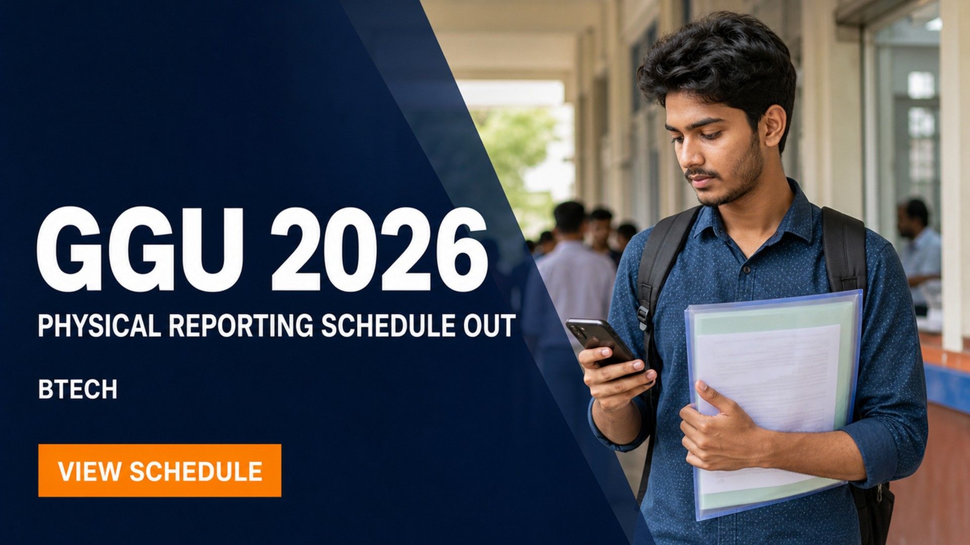 GGU BTech Reporting 2026: Aug 13-18 for JoSAA, CSAB Allottees