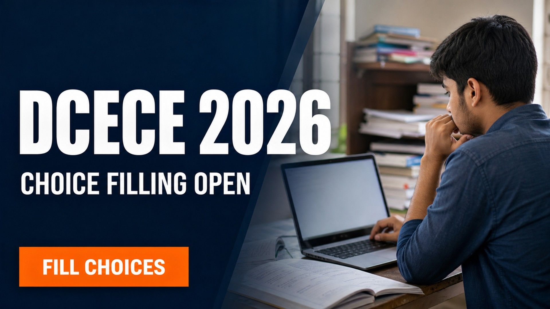 DCECE 2026 Mop-Up Round Choice Filling Begins at bceceboard.bihar.gov.in