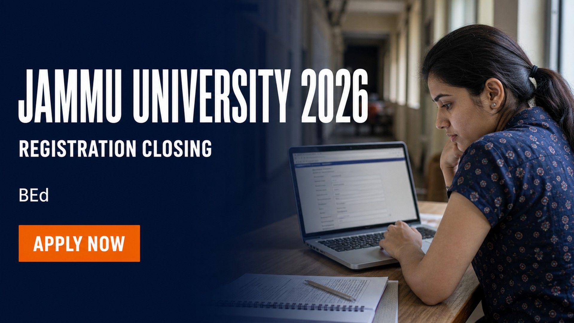 Jammu University B.Ed 2026 Registration Open Till August 20