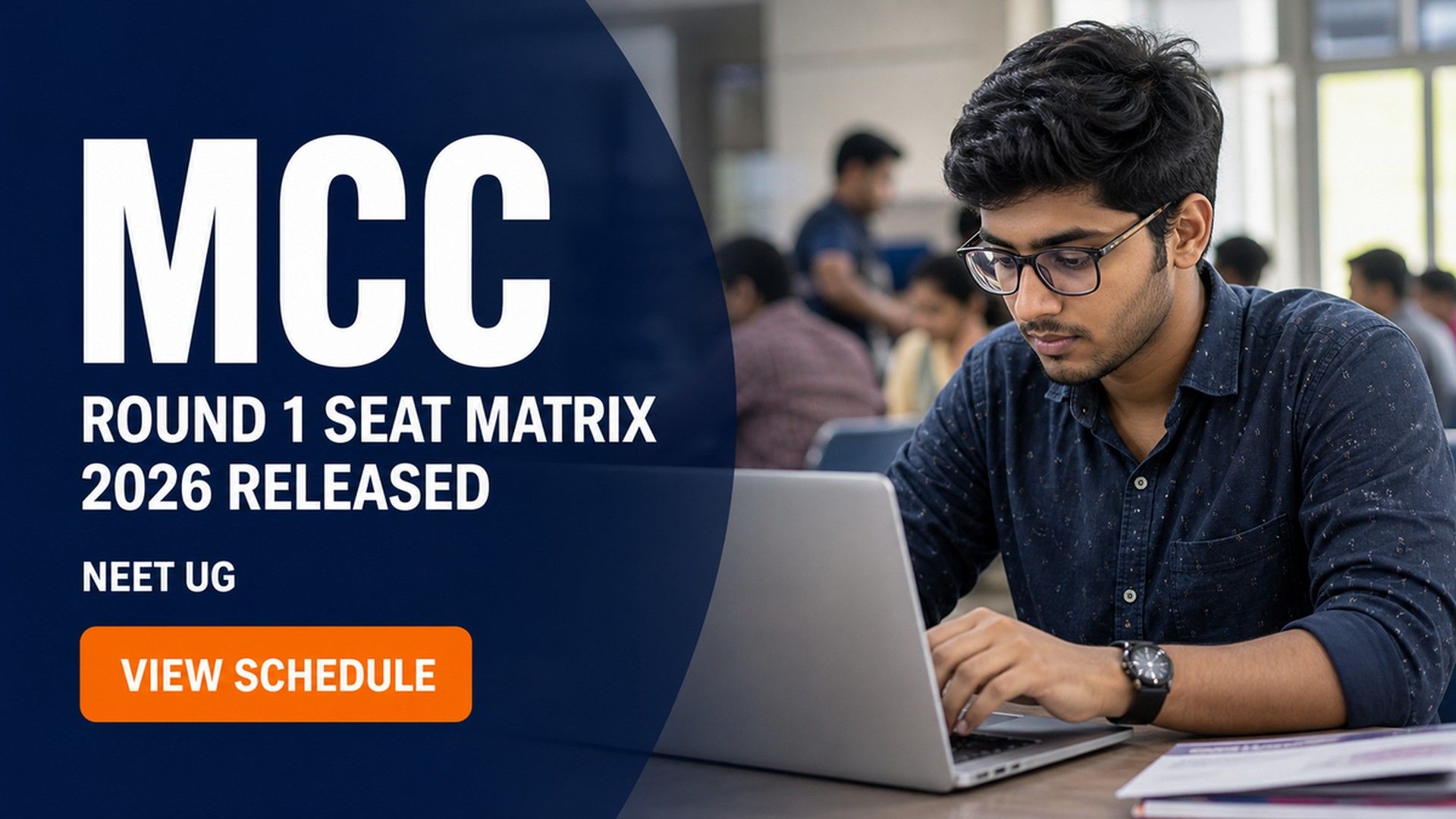 MCC NEET UG 2026 Round 1 Seat Matrix Out at mcc.nic.in