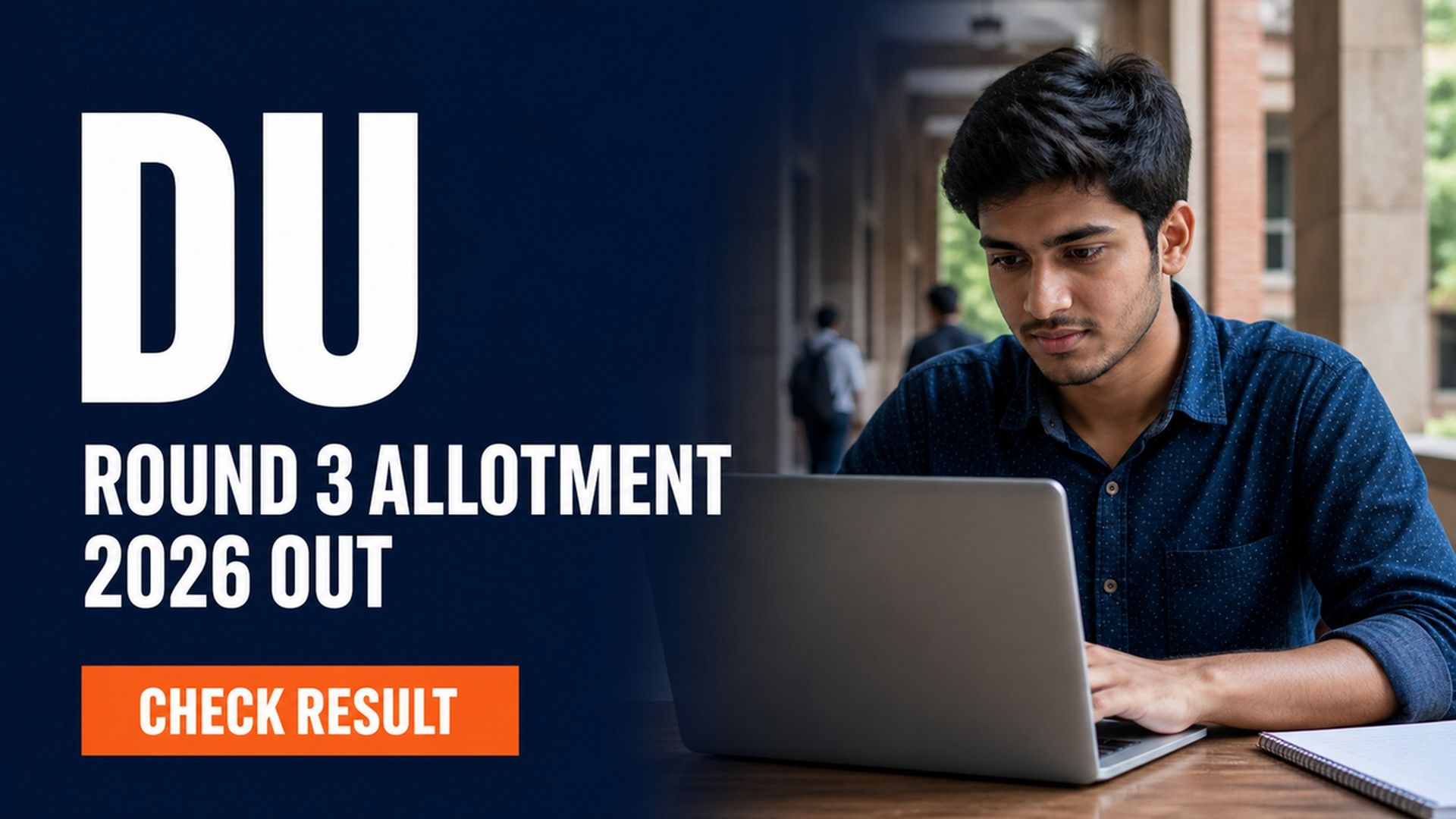 DU CSAS UG Round 3 Allotment 2026 Out; Accept Seat by Aug 11