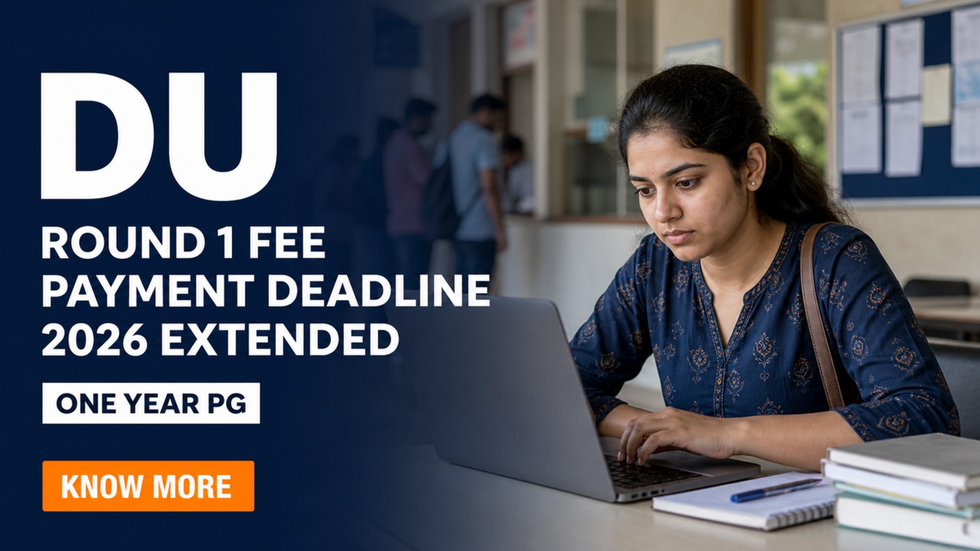 DU Extends Round 1 Fee Payment Deadline for 1-Year PG 2026