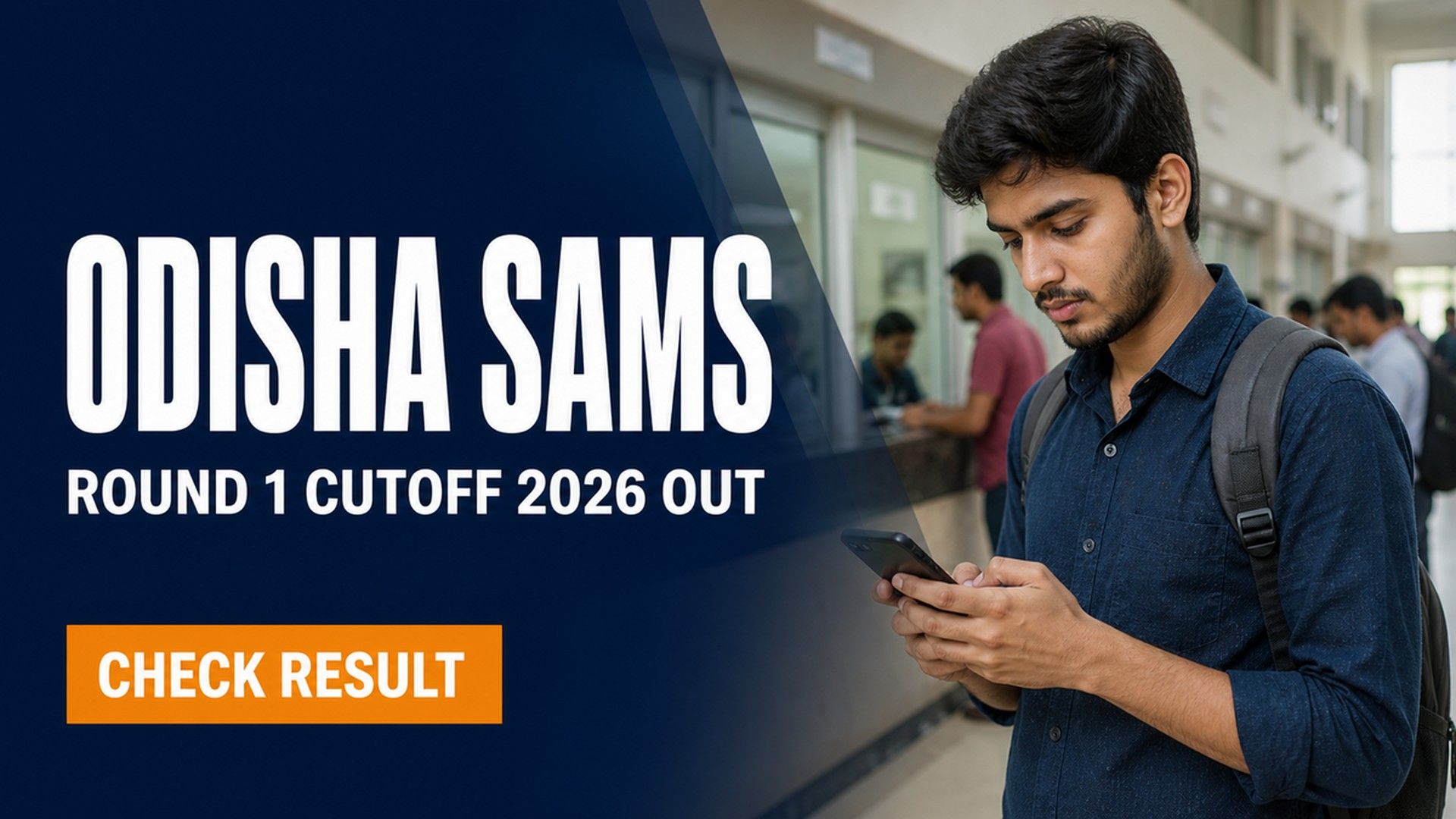 Odisha SAMS PG Round 1 Cutoff 2026 Out; Confirm Seat by Aug 11