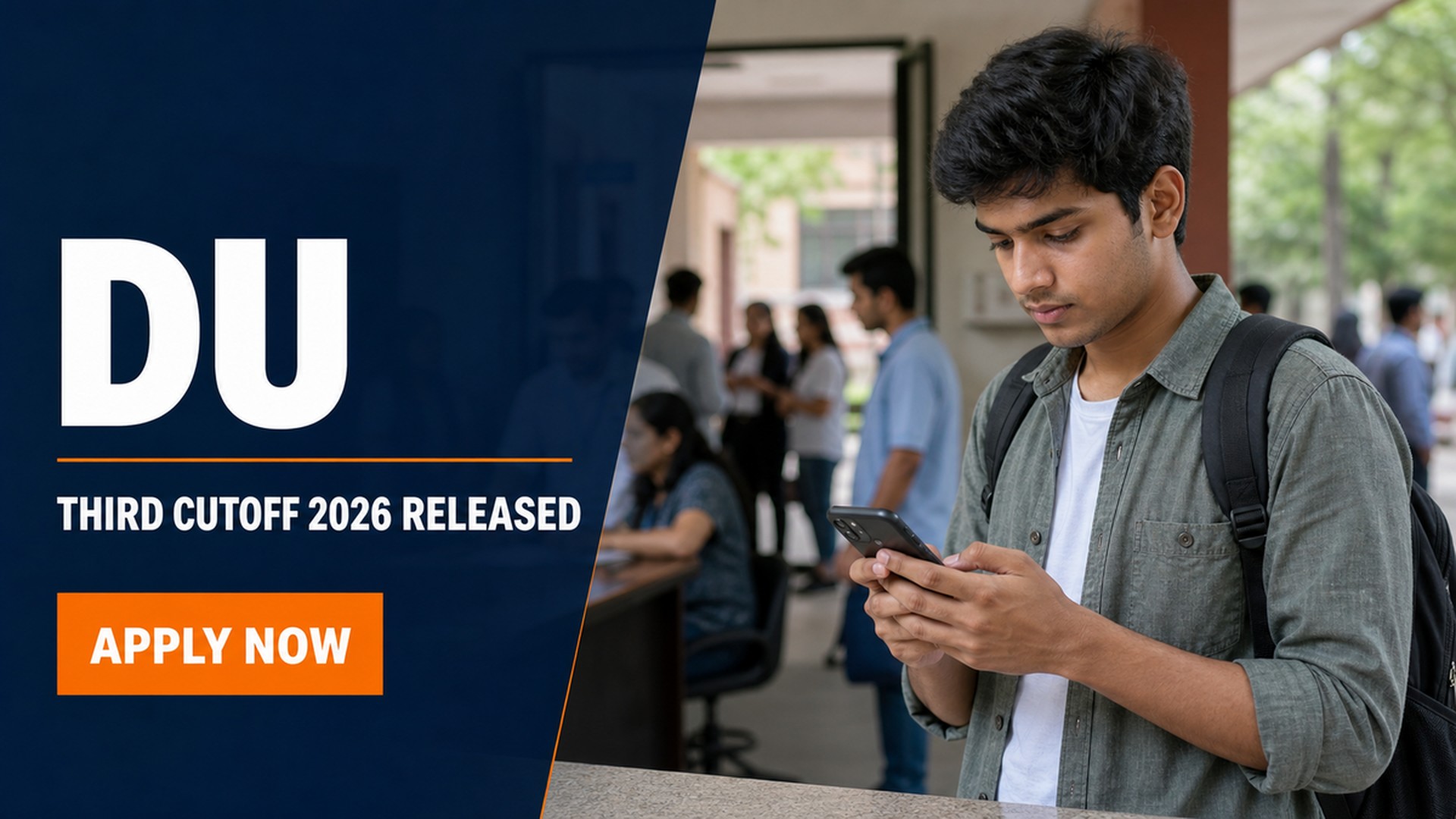 DU NCWEB 3rd Cutoff 2026 Released for BA and BCom; Apply Now