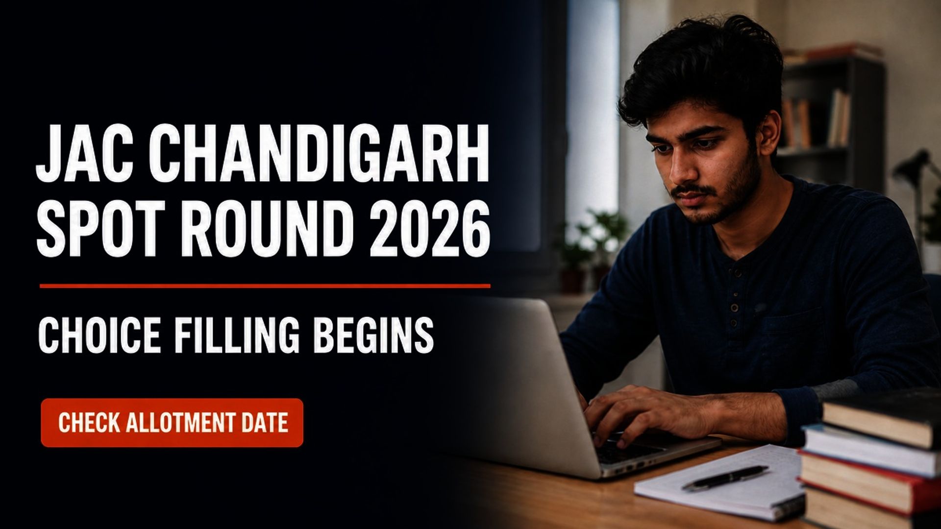 JAC Chandigarh 2026 Spot Round Choice Filling; Allotment Aug 13