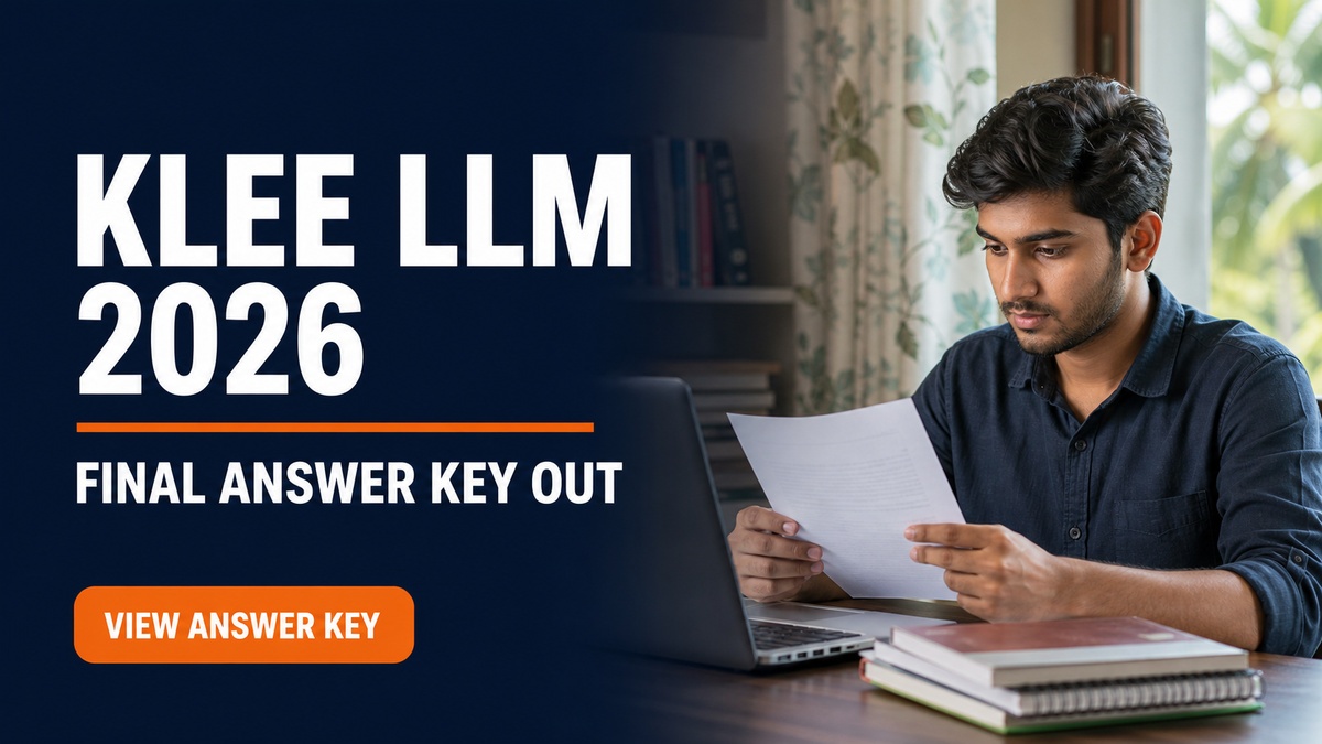 KLEE LLM 2026 Final Answer Key Out at cee.kerala.gov.in