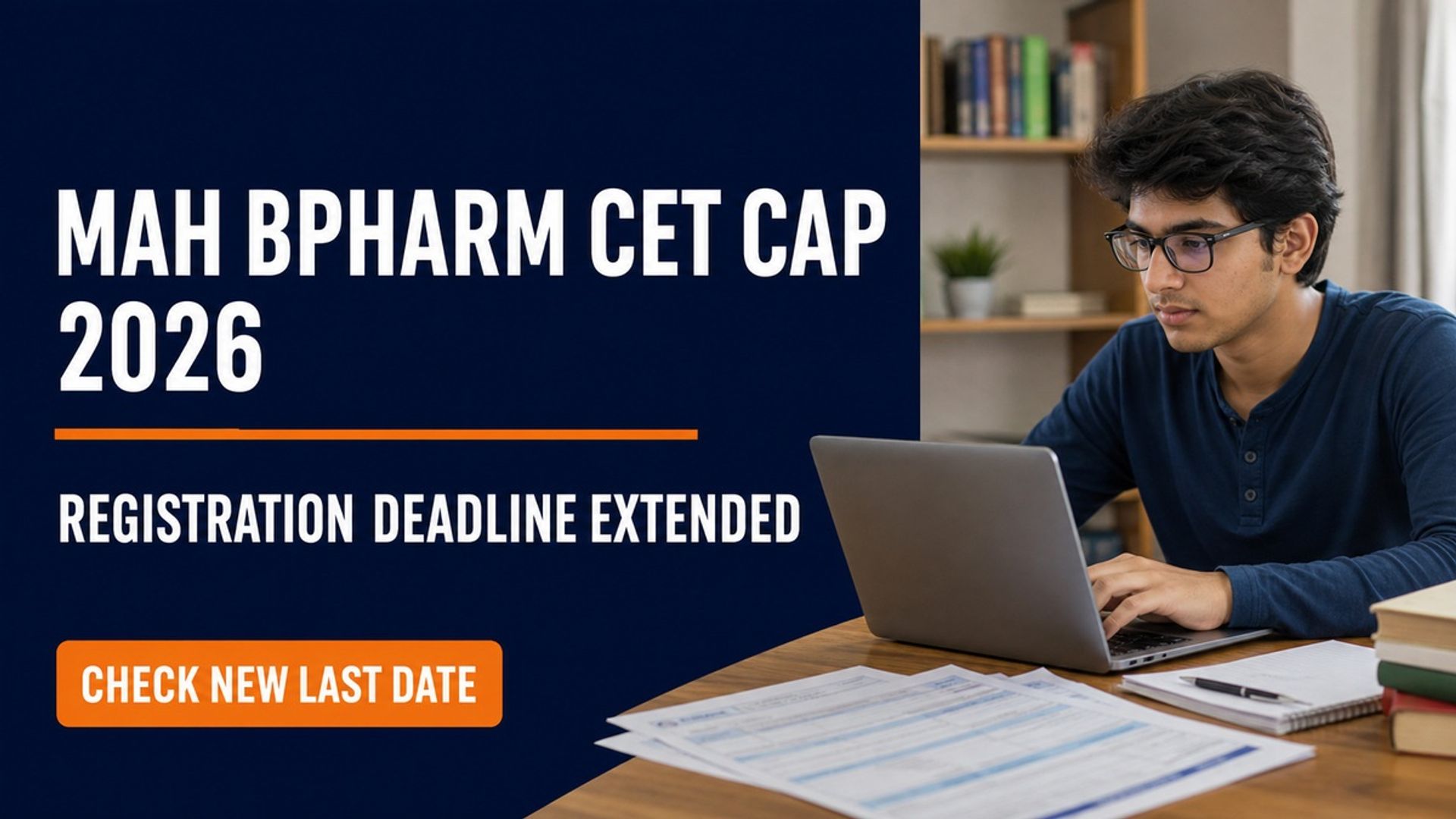 MAH BPharm CET CAP 2026 Registration Extended Till Aug 14