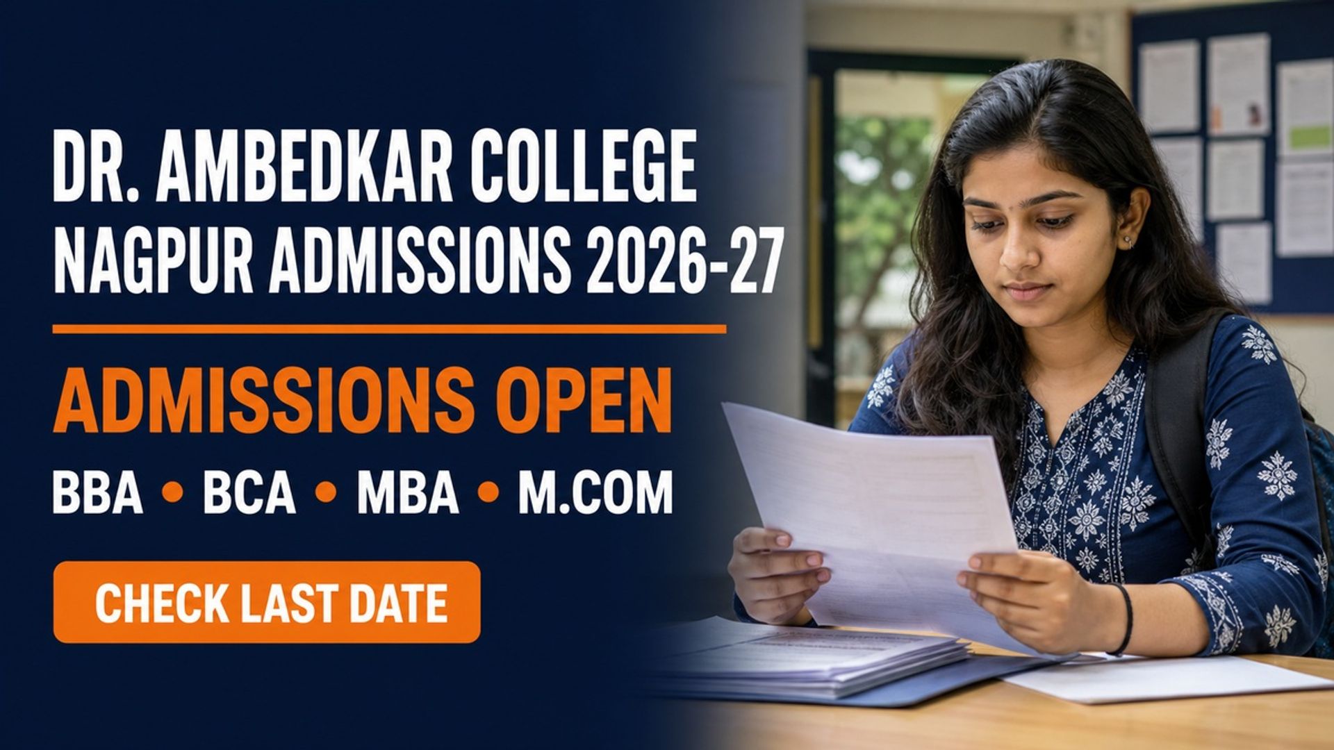 Dr Ambedkar College Nagpur Admission 2026: Apply for MBA, BBA