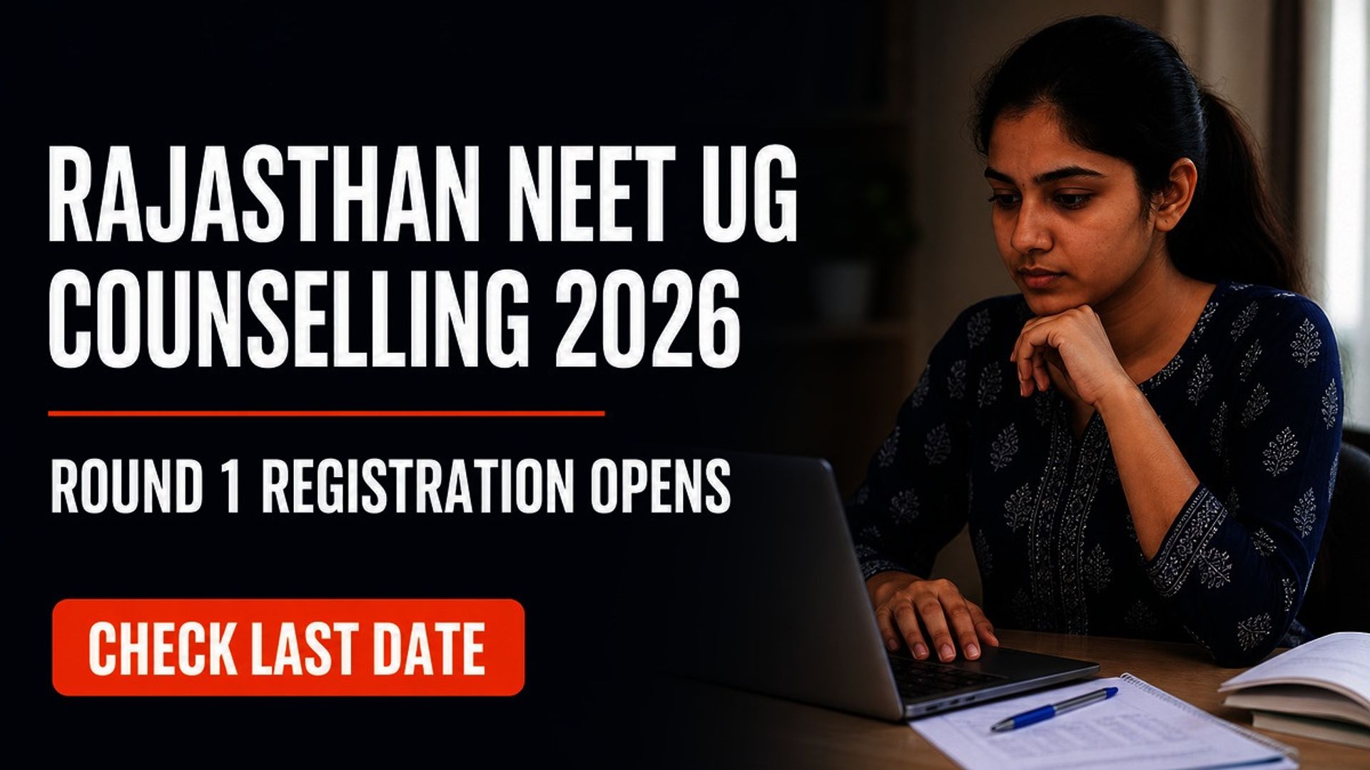 Rajasthan NEET UG Counselling 2026 Round 1 Registration Open