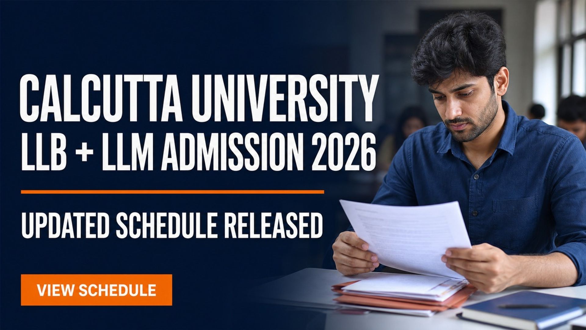 Calcutta University LLB LLM 2026 Schedule Released at caluniv-ucsta.net