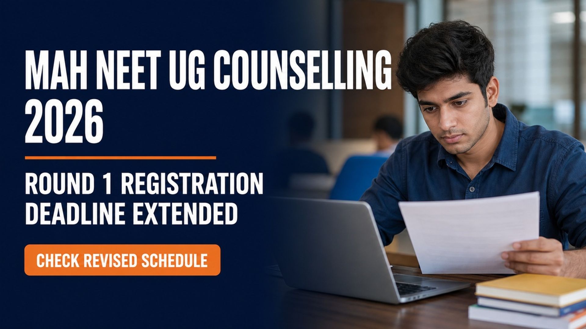MAH NEET UG Counselling 2026 Round 1 Deadline Extended
