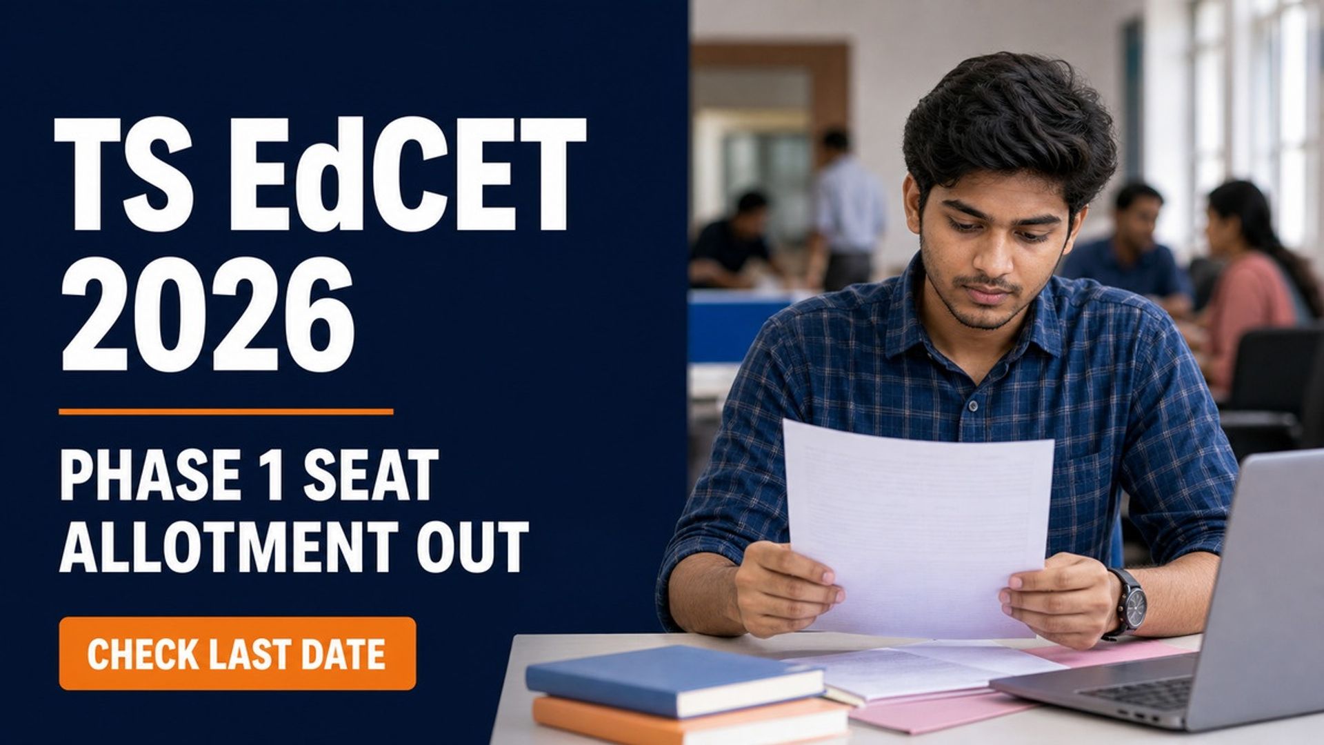 TS EdCET 2026 Phase 1 Seat Allotment Out; Report by Aug 20