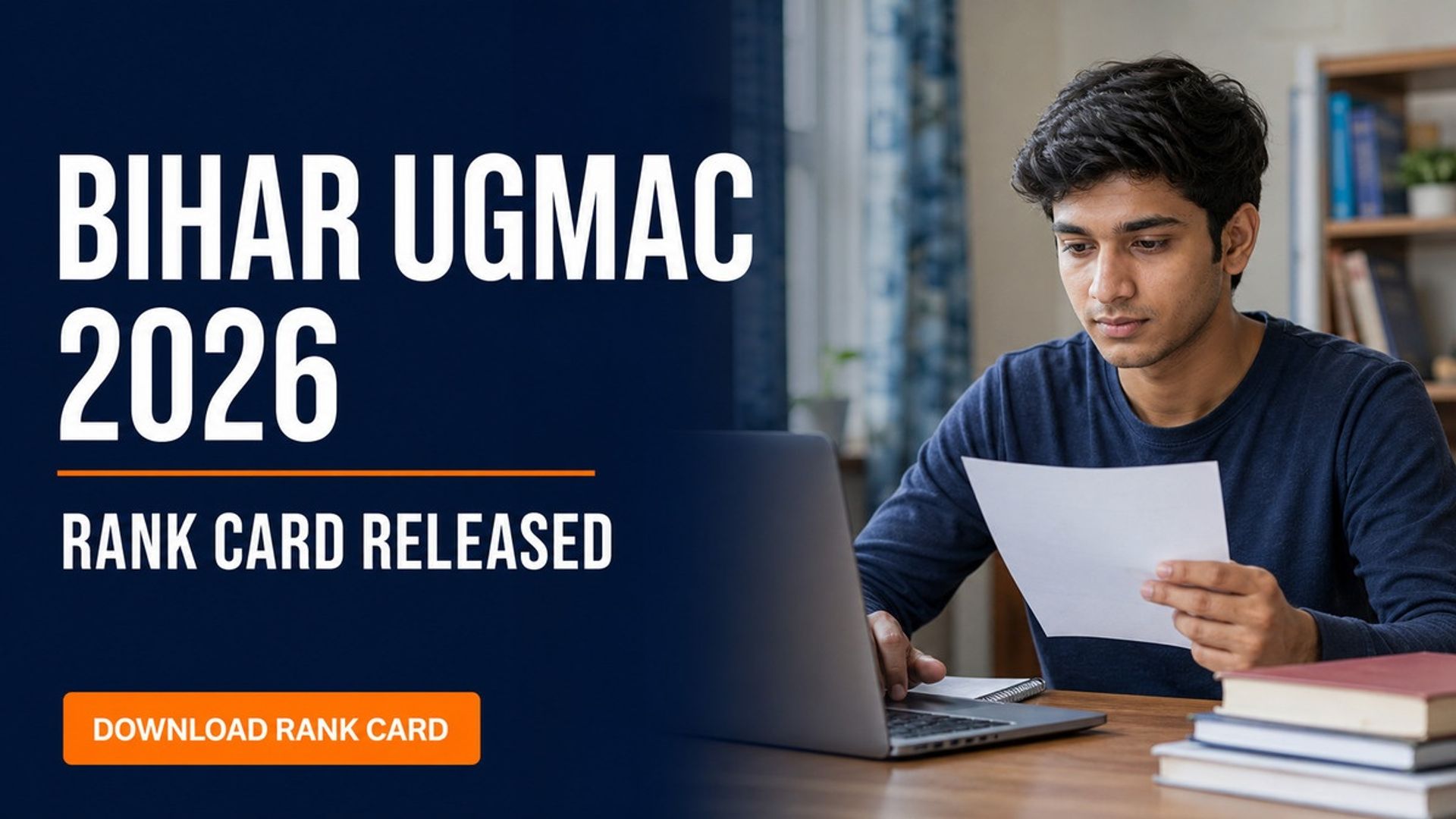 Bihar UGMAC 2026 Rank Card Out; Download at bceceboard.bihar.gov.in