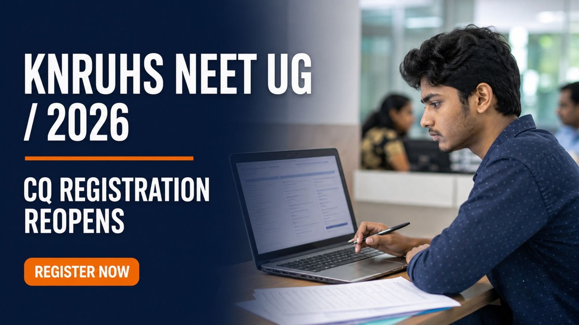Telangana NEET UG 2026 Counselling: KNRUHS Reopens CQ Registration