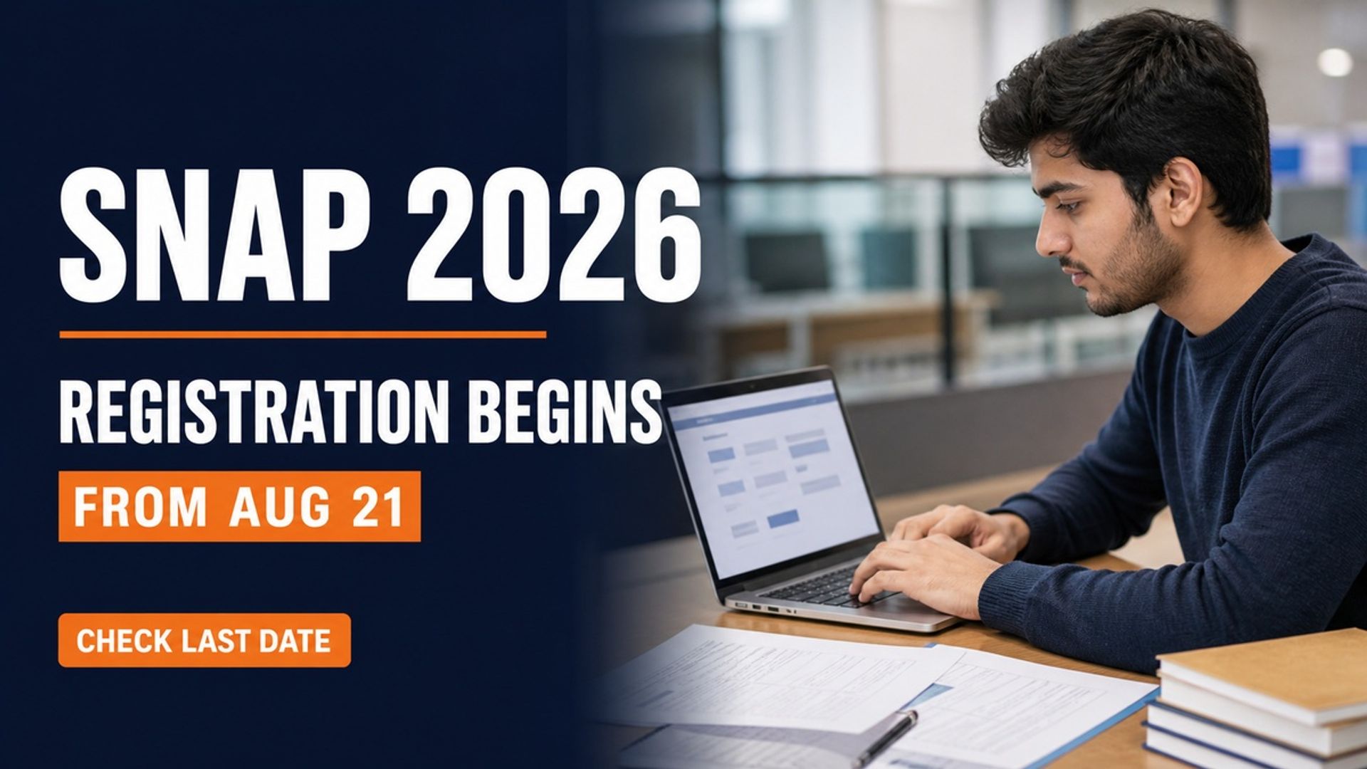 SNAP 2026 Registration from Aug 21; Exam on Dec 13, 19, 26