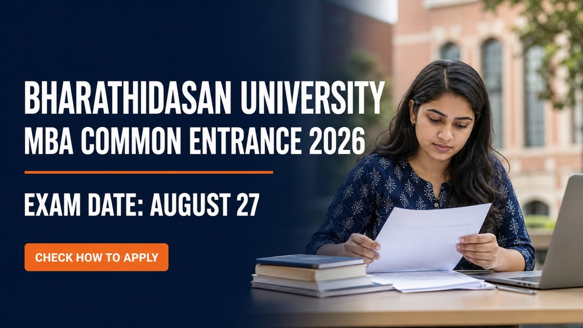 BDU MBA Common Entrance Exam 2026 on August 27; Apply Now