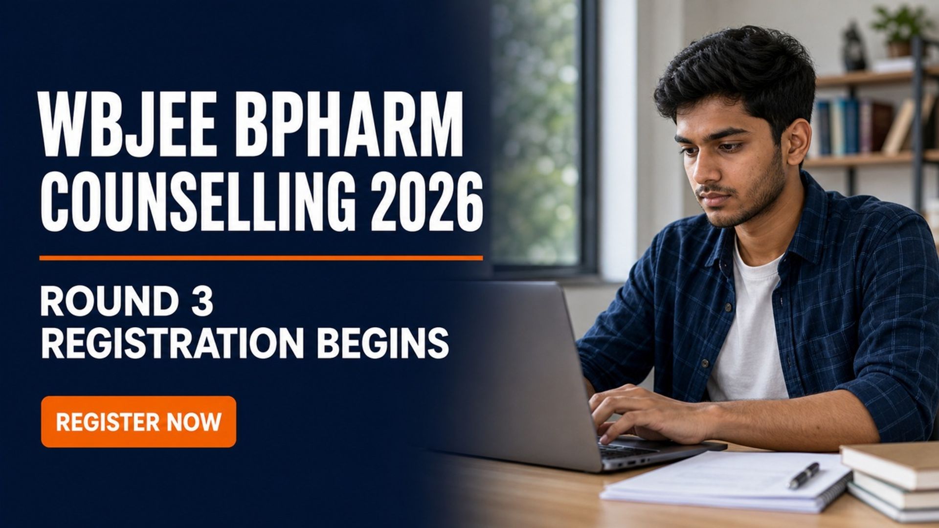 WBJEE BPharm Round 3 Counselling 2026 Registration Begins