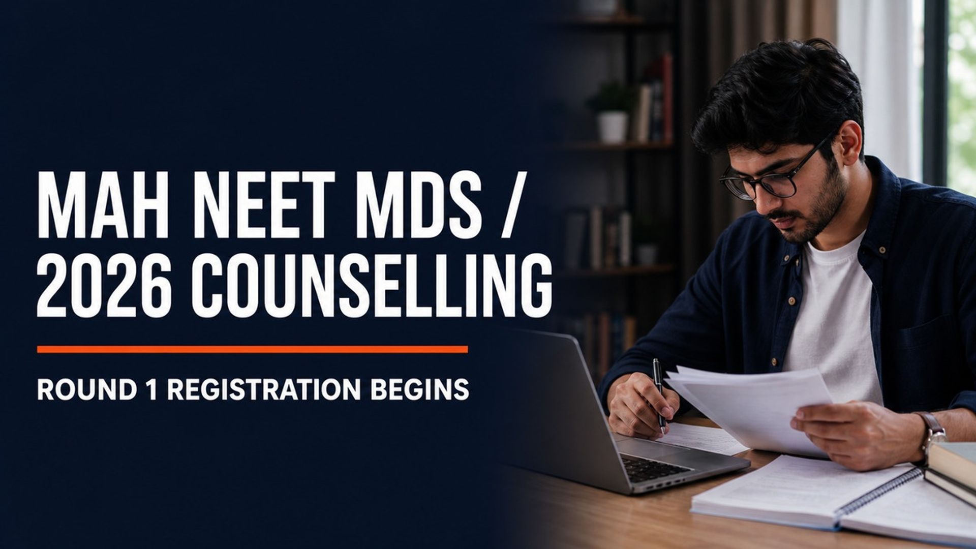 MAH NEET MDS 2026 Round 1 Counselling Registration Begins