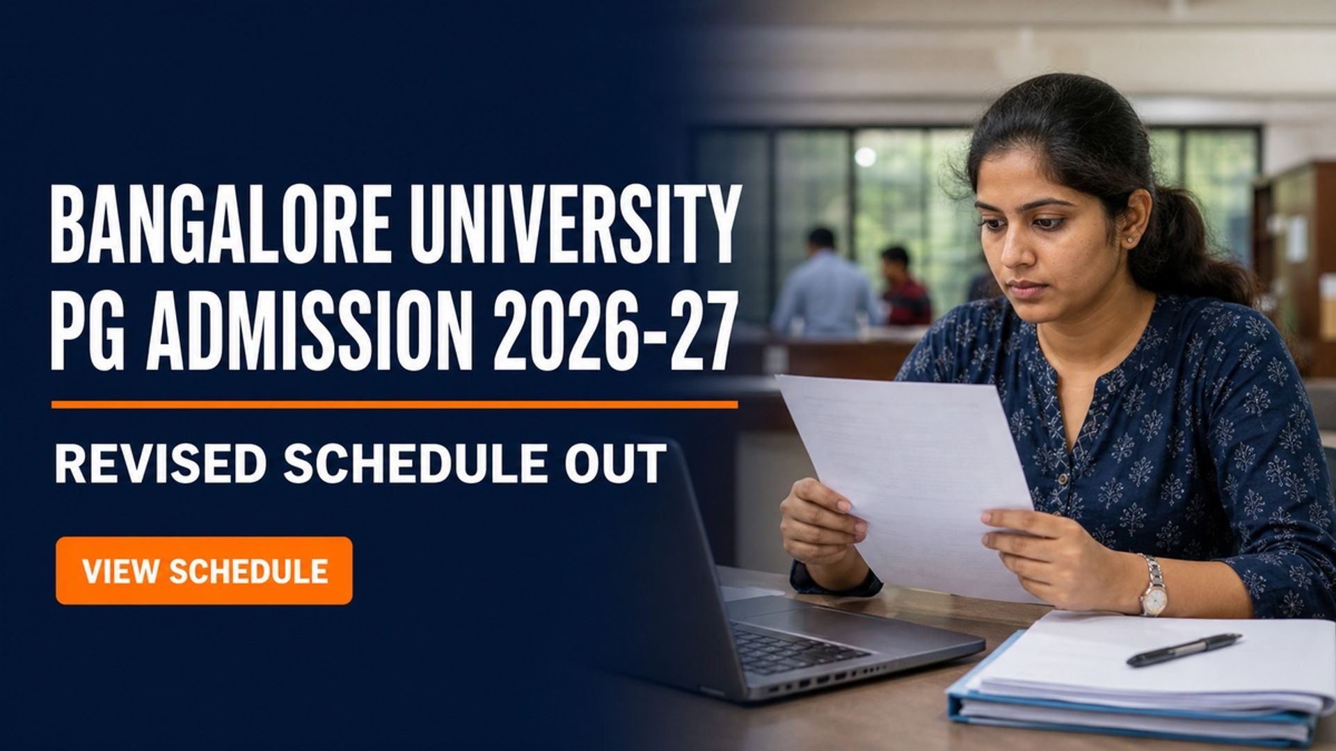 Bangalore University PG Admission 2026 Revised Schedule Out