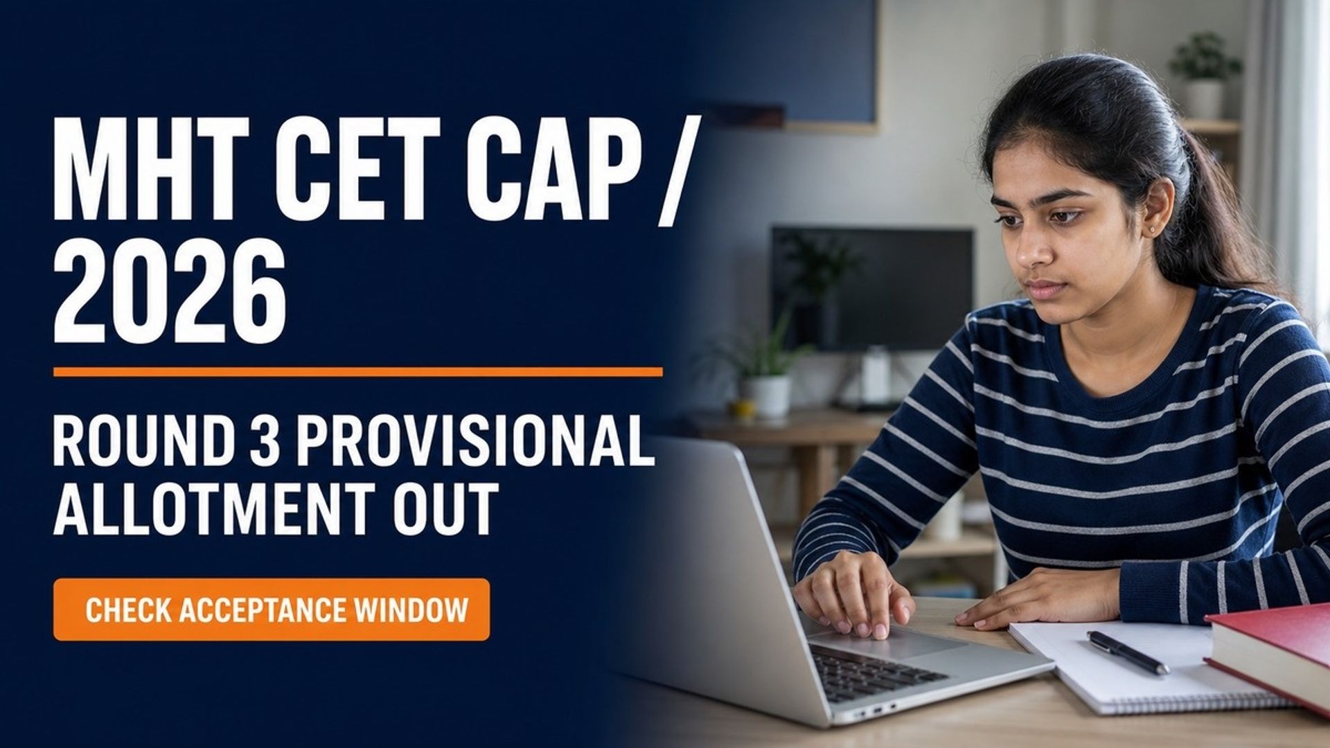 MHT CET CAP Round 3 Allotment 2026 Out at fe2026.mahacet.org