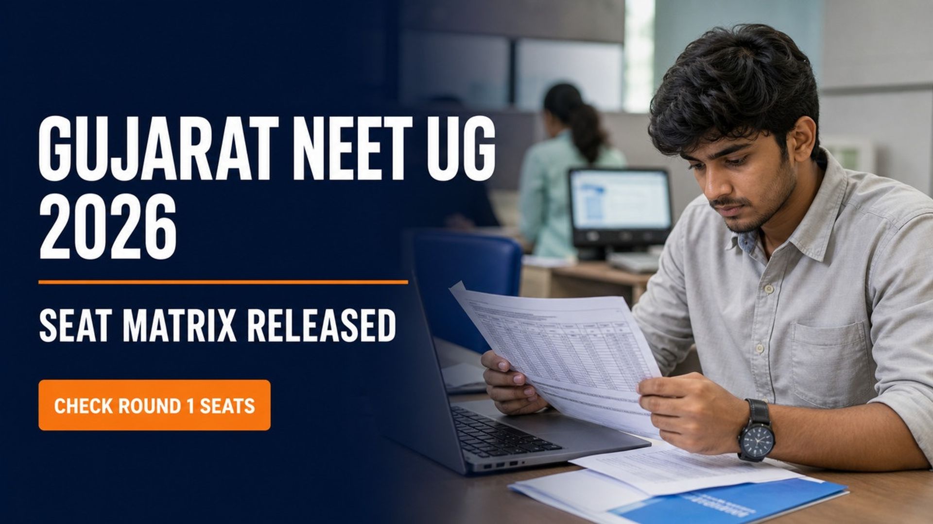 Gujarat NEET UG 2026 Seat Matrix Out at medadmgujarat.ncode.in
