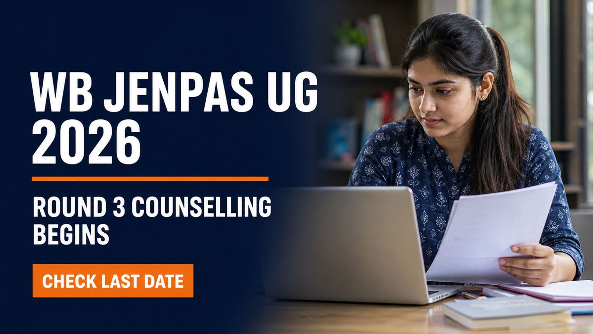 WB JENPAS UG 2026 Round 3 Registration Open at wbjeeb.nic.in