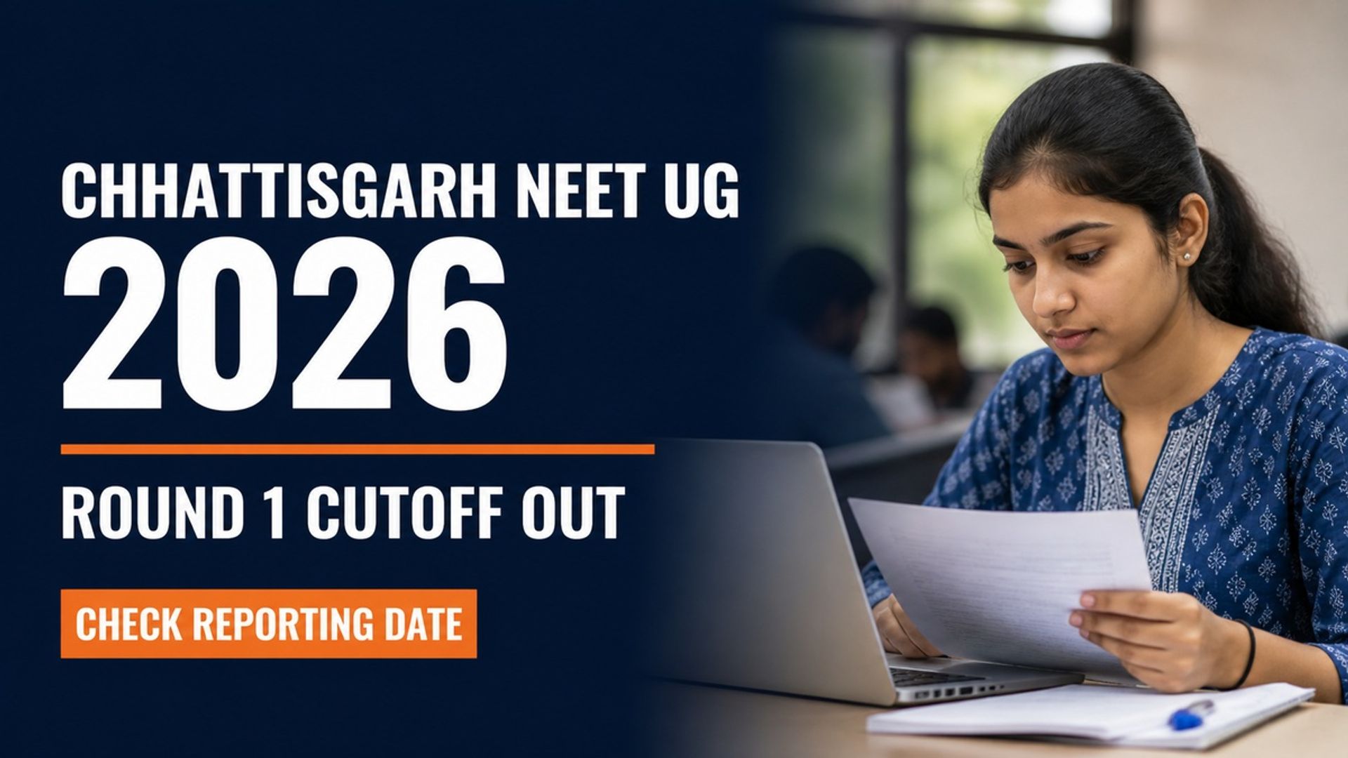 Chhattisgarh NEET UG 2026 Round 1 Cutoff Out at cgdme.in