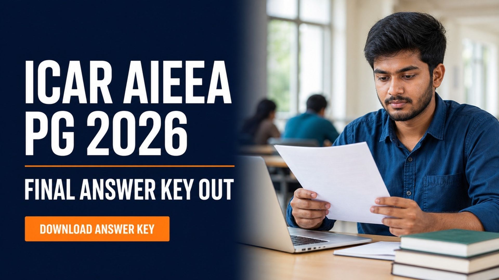 ICAR AIEEA PG 2026 Final Answer Key Out; Download Steps