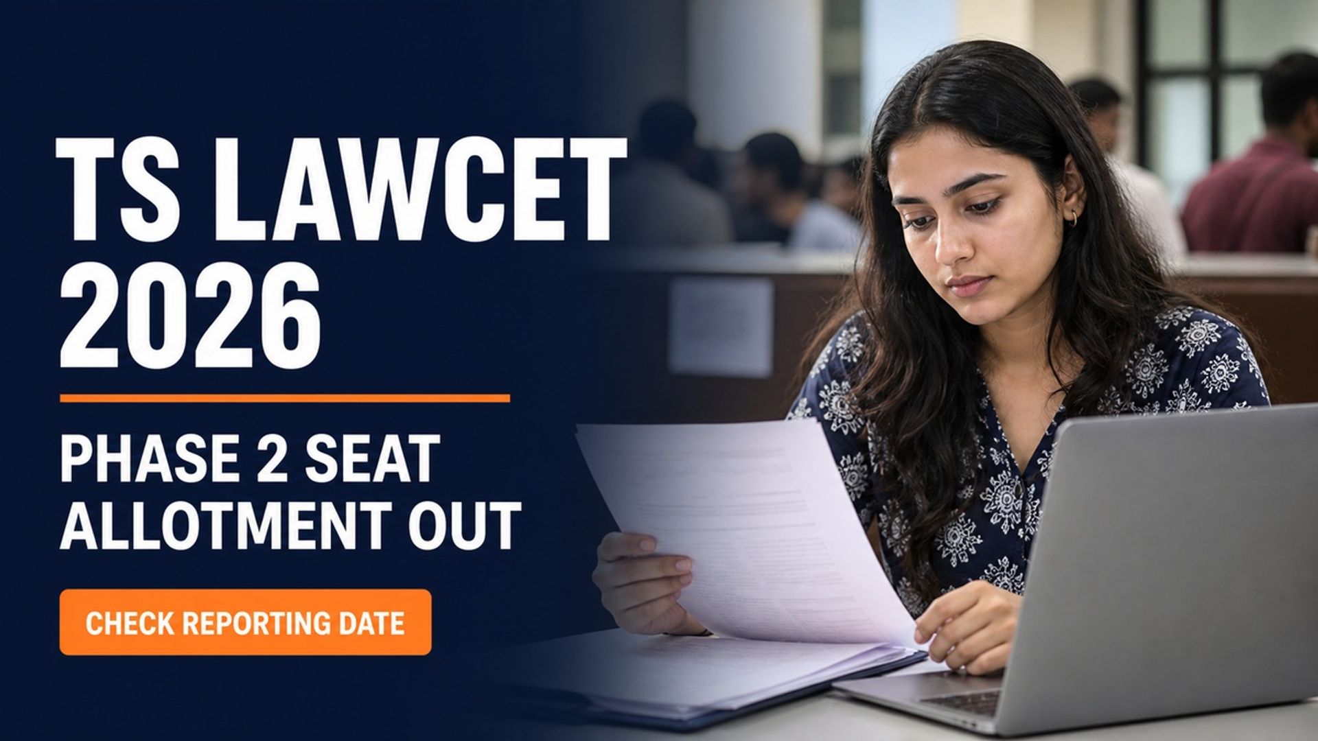 TS LAWCET 2026 Phase 2 Allotment Out; Report by Sept 5