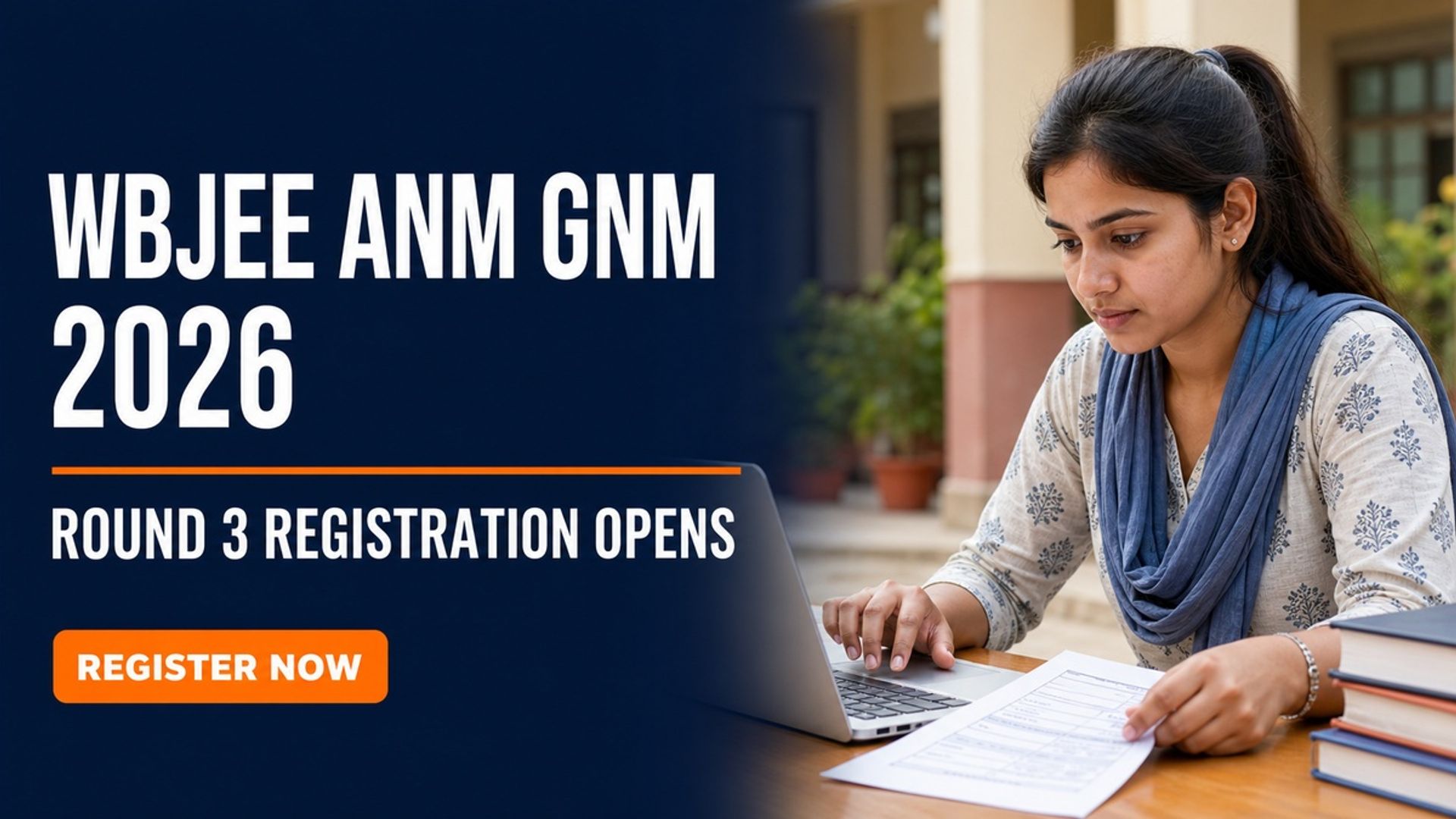 WBJEE ANM GNM 2026 Round 3 Registration Begins at wbjeeb.nic.in