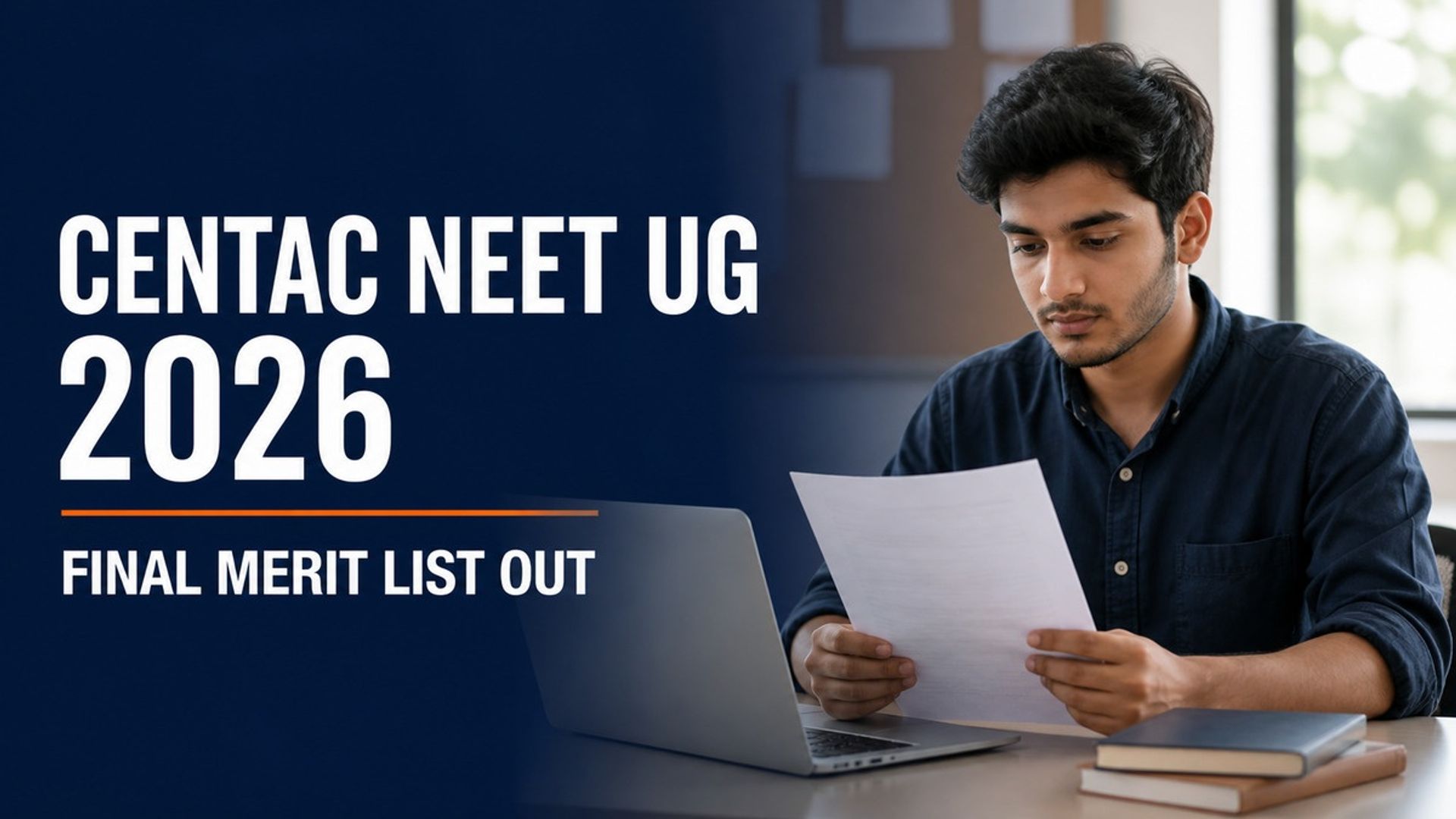 CENTAC NEET UG 2026 Final Merit List Out; Edit Preferences by 1 PM