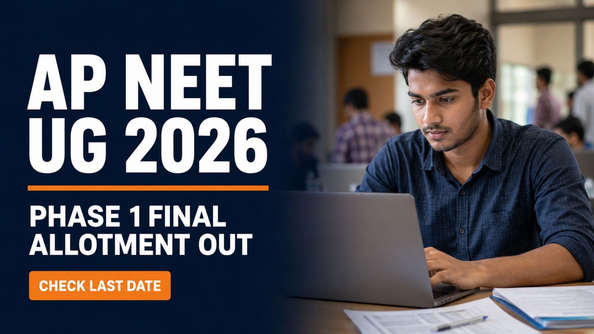 AP NEET UG 2026 Phase 1 Allotment Out; Report by Sept 7