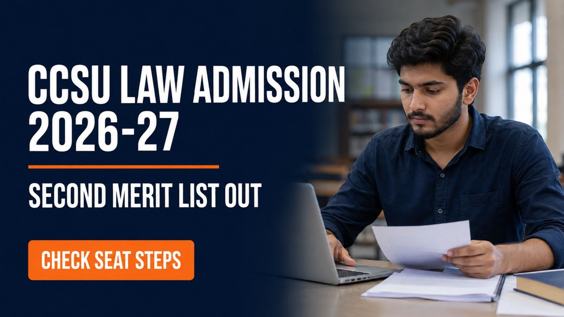 CCSU LLB Second Merit List 2026 Schedule Out at ccsuniversity.ac.in