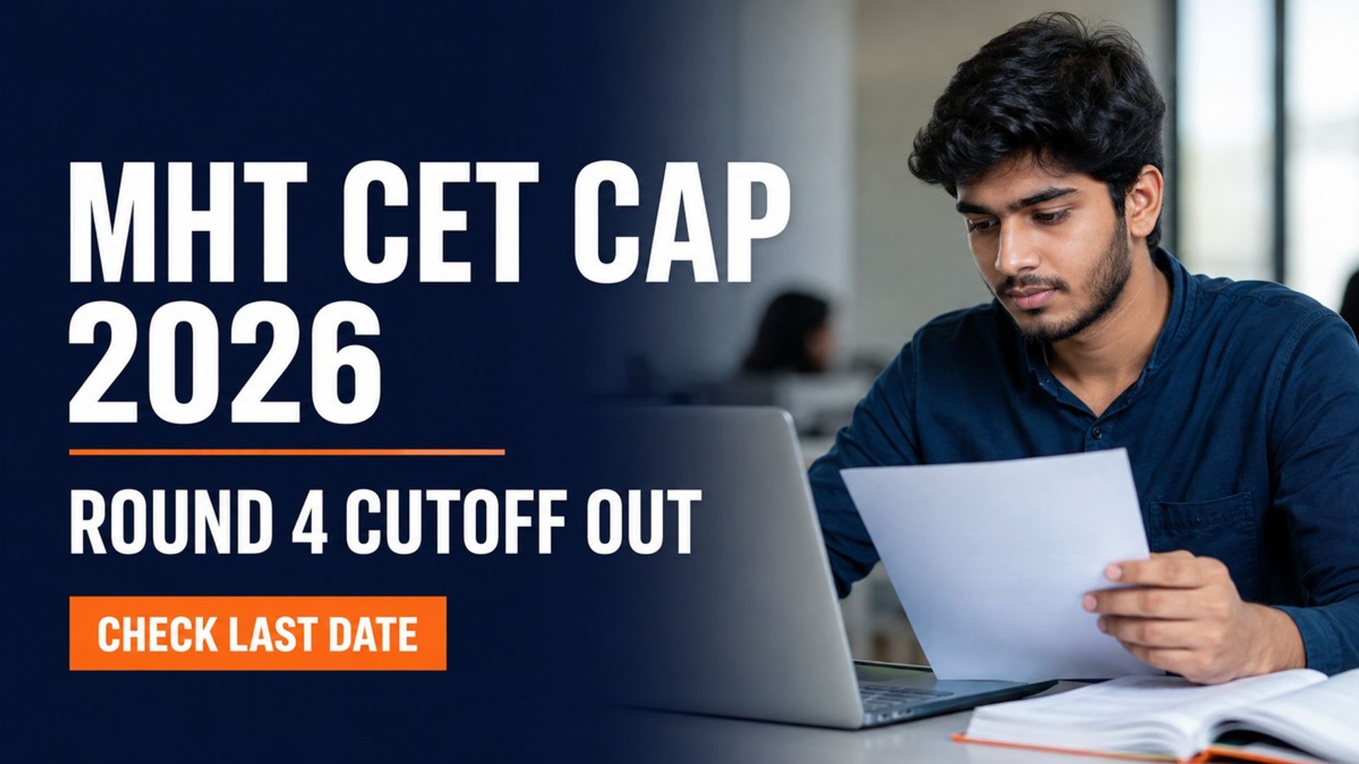 MHT CET CAP Round 4 Cutoff 2026 Out at fe2026.mahacet.org