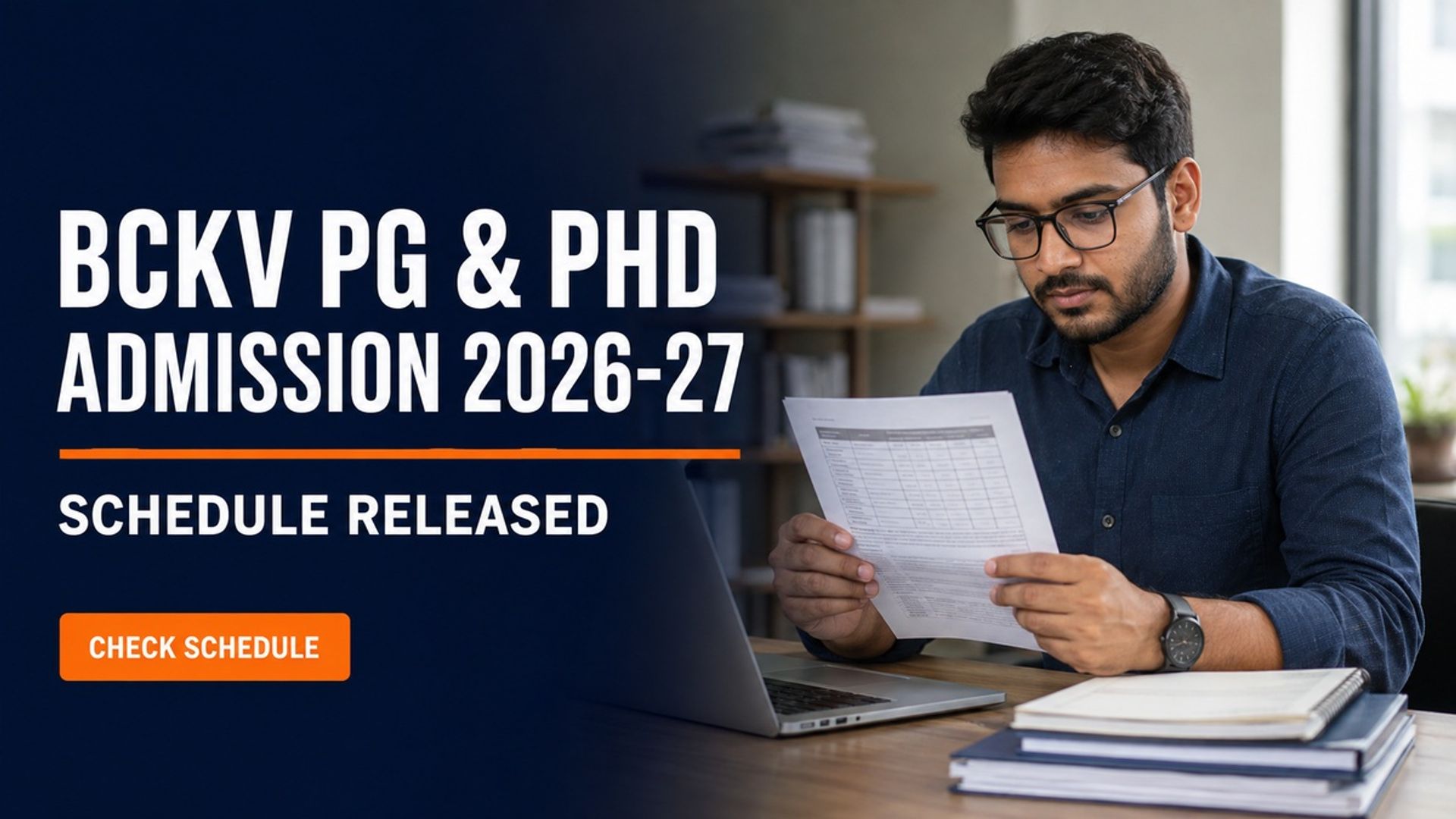 BCKV PG PhD Admission 2026-27 Schedule Released