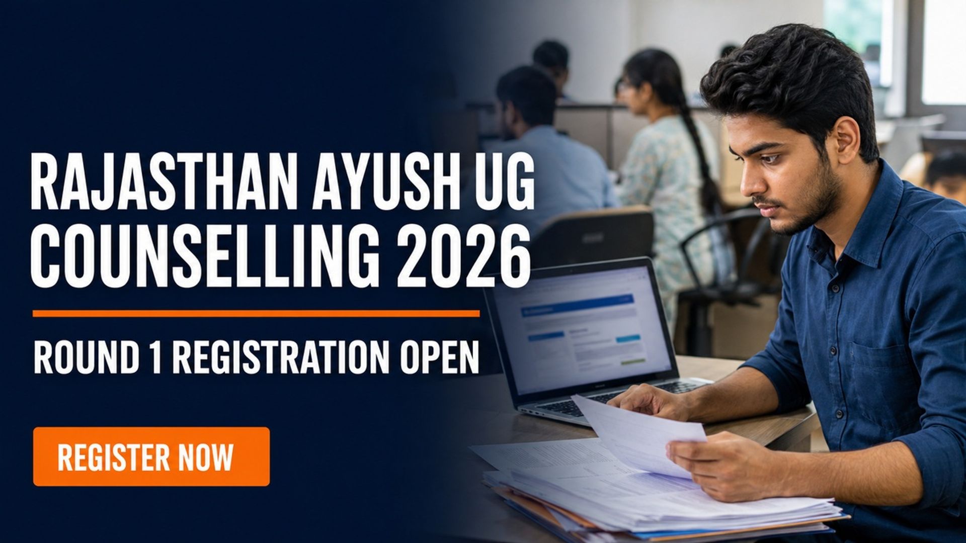 Rajasthan AYUSH UG Counselling 2026 Round 1 Registration Open