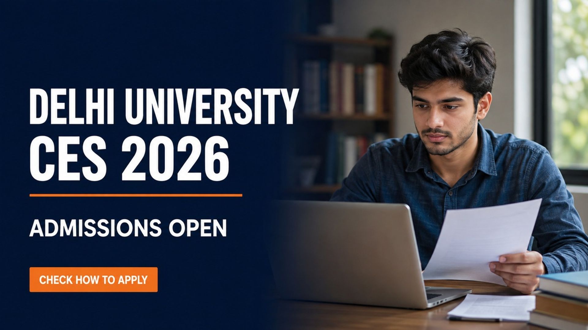 DU CES 2026 Admission Open at ces.du.ac.in; How to Apply